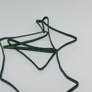 GOYARD Herringbone Pass Case PVC Leather Green Auth 123464-8