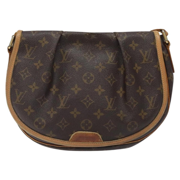 LOUIS VUITTON Monogram Menilmontant PM Shoulder Bag M40474 LV Auth 123476
