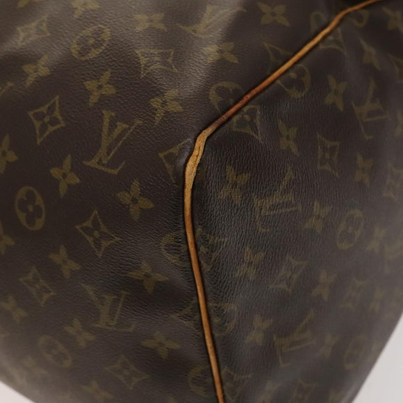 LOUIS VUITTON Monogram Keepall 55 Boston Bag M41424 LV Auth 123478