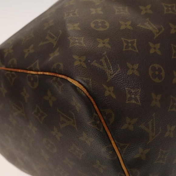 LOUIS VUITTON Monogram Keepall 55 Boston Bag M41424 LV Auth 123478
