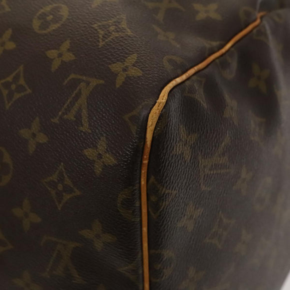 LOUIS VUITTON Monogram Keepall 55 Boston Bag M41424 LV Auth 123478