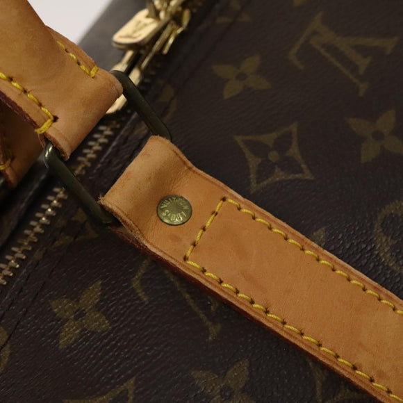 LOUIS VUITTON Monogram Keepall 55 Boston Bag M41424 LV Auth 123478