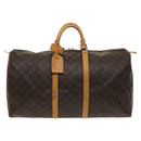 LOUIS VUITTON Monogram Keepall 55 Boston Bag M41424 LV Auth 123478-2
