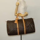 LOUIS VUITTON Monogram Keepall 55 Boston Bag M41424 LV Auth 123478-22