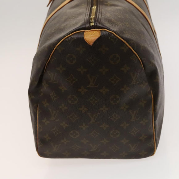 LOUIS VUITTON Monogram Keepall 55 Boston Bag M41424 LV Auth 123478