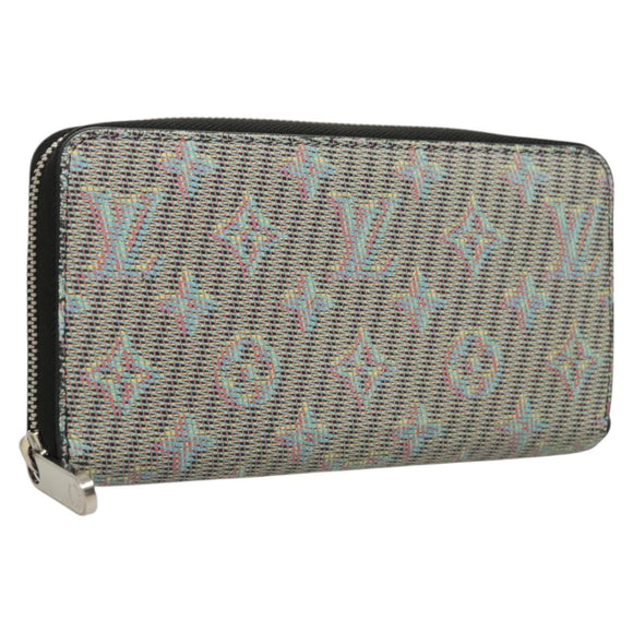 LOUIS VUITTON Monogram LV Pop Zippy Wallet Wallet Blue M68662 LV Auth 123489