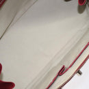 BURBERRY Nova Check Hand Bag Canvas Beige Auth 123491-12