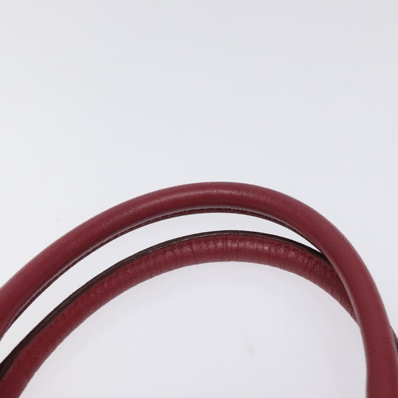 BURBERRY Nova Check Hand Bag Canvas Beige Auth 123491