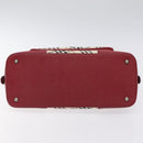 BURBERRY Nova Check Hand Bag Canvas Beige Auth 123491-5