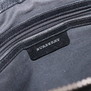 BURBERRY Nova Check Shoulder Bag Canvas Beige Silver Auth 123493-17