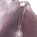 Christian Dior Trotter Canvas Shoulder Bag Brown Gold Auth 123499-18