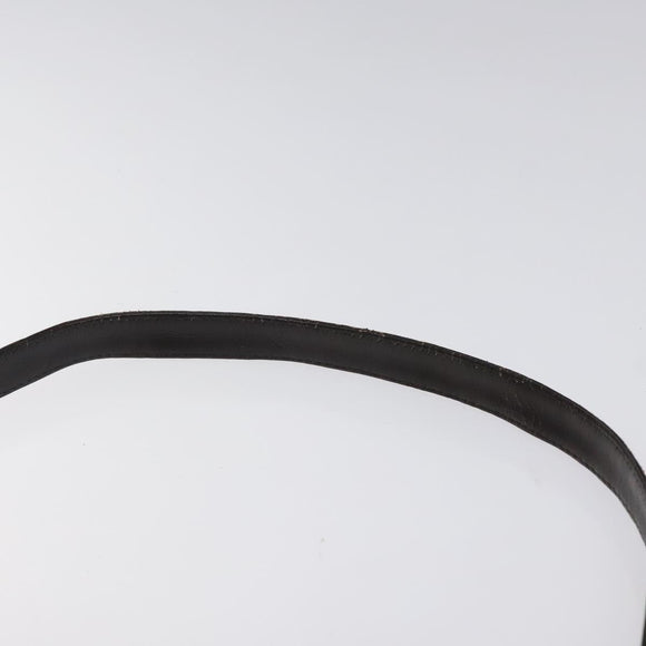 Christian Dior Trotter Canvas Shoulder Bag Brown Gold Auth 123499