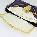 Miu Miu Matelasse Shoulder Bag Leather Yellow Gold Auth 123510-8