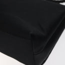 CHANEL Shoulder Bag Silk Black Gold CC Auth 123511-16