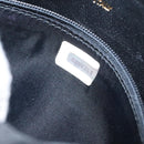 CHANEL Shoulder Bag Silk Black Gold CC Auth 123511-12