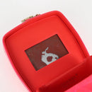 CHANEL Matelasse Vanity Pouch Enamel Pink Gold CC Auth 123518M-17