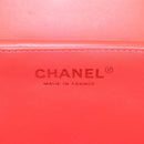 CHANEL Matelasse Vanity Pouch Enamel Pink Gold CC Auth 123518M-18