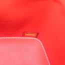 CHANEL Matelasse Vanity Pouch Enamel Pink Gold CC Auth 123518M-22