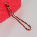 CHANEL Matelasse Vanity Pouch Enamel Pink Gold CC Auth 123518M-7