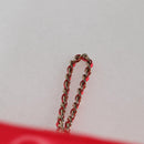 CHANEL Matelasse Vanity Pouch Enamel Pink Gold CC Auth 123518M-8