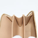 CHANEL Wallet Chain Shoulder Lamb Skin Gold White CC Auth 123520SM-22