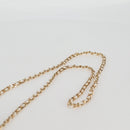 CHANEL Wallet Chain Shoulder Lamb Skin Gold White CC Auth 123520SM-8