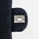 CHANEL Chain Shoulder Bag Denim Navy Silver CC Auth 123521SM-16