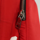 PRADA Hand Bag Nylon Red Silver Auth 123522V-17