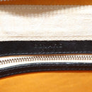 GOYARD Herringbone Hand Bag PVC Leather Black Silver Auth 123524M-17