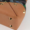 LOUIS VUITTON Monogram Multicolor Judy MM Bag 2Way Black M40256 LV Auth 123526V-16