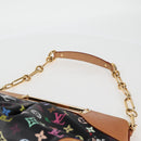 LOUIS VUITTON Monogram Multicolor Judy MM Bag 2Way Black M40256 LV Auth 123526V-8