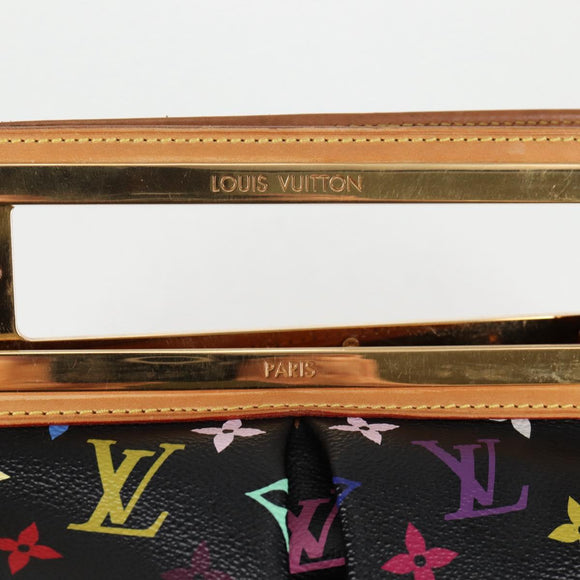 LOUIS VUITTON Monogram Multicolor Judy GM Bag 2way Black M40254 LV Auth 123527V
