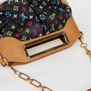 LOUIS VUITTON Monogram Multicolor Judy GM Bag 2way Black M40254 LV Auth 123527V-6