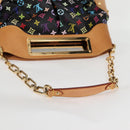 LOUIS VUITTON Monogram Multicolor Judy GM Bag 2way Black M40254 LV Auth 123527V-7