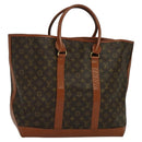 LOUIS VUITTON Monogram Sac Weekend GM Tote Bag M42420 LV Auth 123530-1