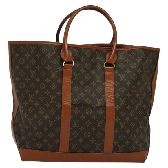 LOUIS VUITTON Monogram Sac Weekend GM Tote Bag M42420 LV Auth 123530