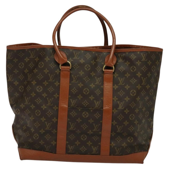 LOUIS VUITTON Monogram Sac Weekend GM Tote Bag M42420 LV Auth 123530