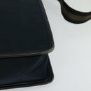 GUCCI Shoulder Bag Canvas Navy Gold 90657 Auth 123560-11