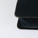 GUCCI Shoulder Bag Canvas Navy Gold 90657 Auth 123560-12