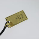 GUCCI Shoulder Bag Canvas Navy Gold 90657 Auth 123560-15