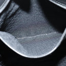 GUCCI Shoulder Bag Canvas Navy Gold 90657 Auth 123560-20