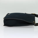 GUCCI Shoulder Bag Canvas Navy Gold 90657 Auth 123560-5