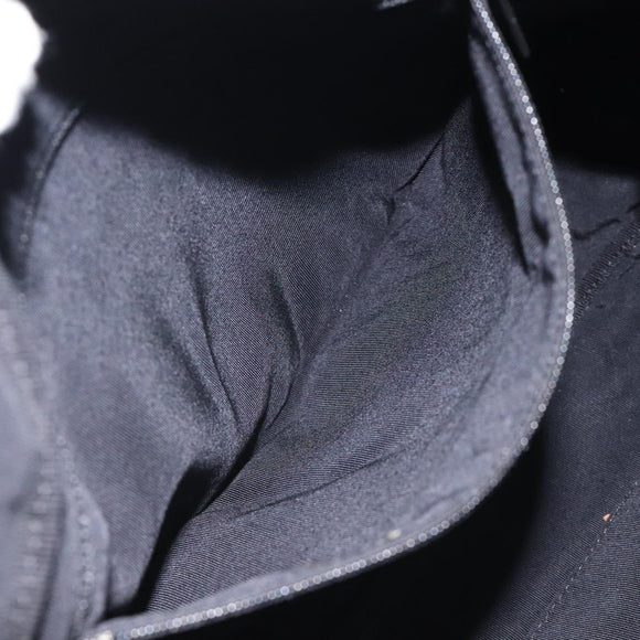 CHANEL Unlimited Shoulder Bag Nylon Silver CC Auth 123569