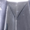 CELINE Handtasche Leder Schwarz Gold Auth 123571-11