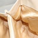 Salvatore Ferragamo Gancini Shoulder Bag Leather White Gold Auth 123574-21