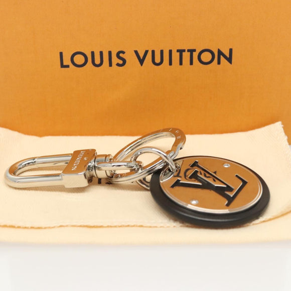 LOUIS VUITTON LV Circle Key Holder Metal Silver M67362 LV Auth 123587M