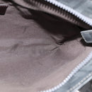 FENDI Zucca Canvas Shoulder Bag PVC Gray Silver Auth 123589V-18