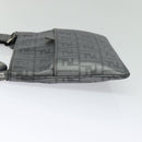 FENDI Zucca Canvas Shoulder Bag PVC Gray Silver Auth 123589V-3