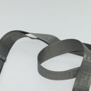 FENDI Zucca Canvas Shoulder Bag PVC Gray Silver Auth 123589V-8