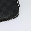 LOUIS VUITTON Damier Graphite Organizer Atoll Travel Case N48255 LV Auth 123607-16